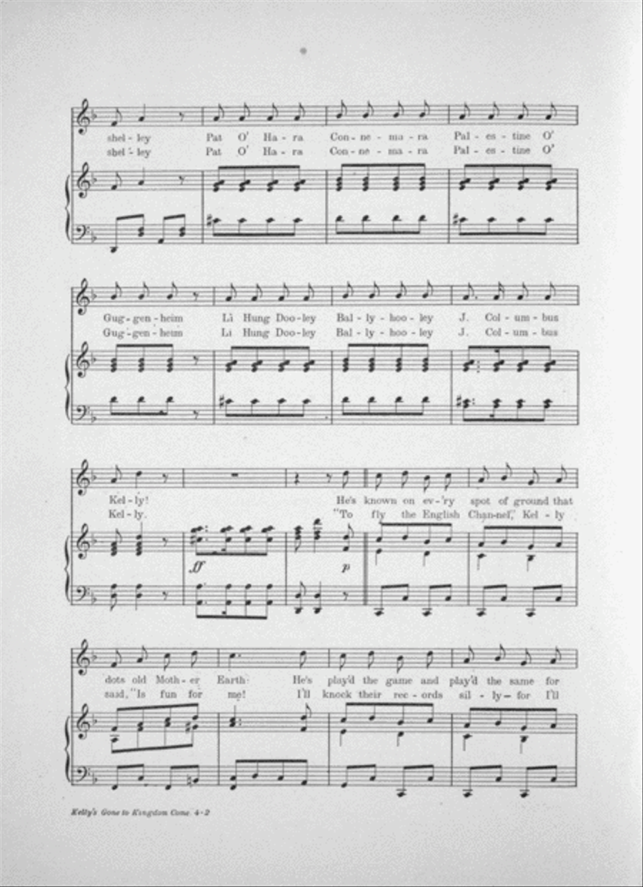 Kelly's Gone to Kingdom Come Voice scores gallery preview page 3