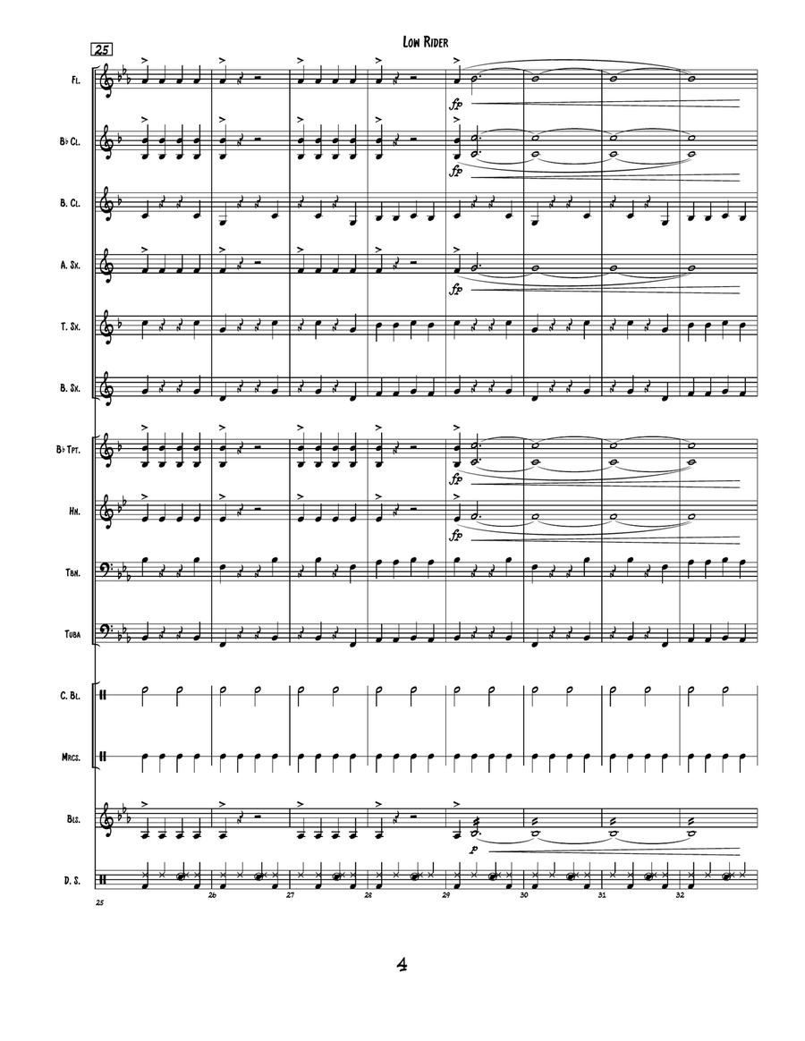 Low Rider Low Rider Small Ensemble scores gallery preview page 4