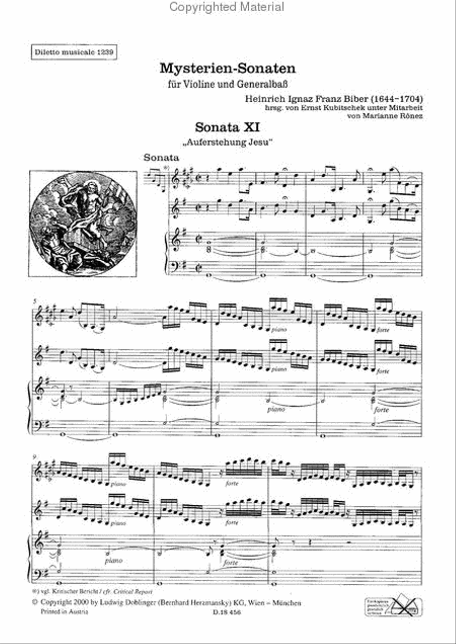 Mysteriensonaten III Violin Solo scores gallery preview page 3