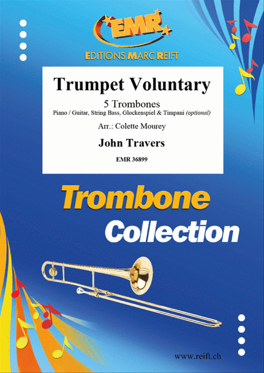 Trumpet Voluntary Trombone scores gallery preview page 1