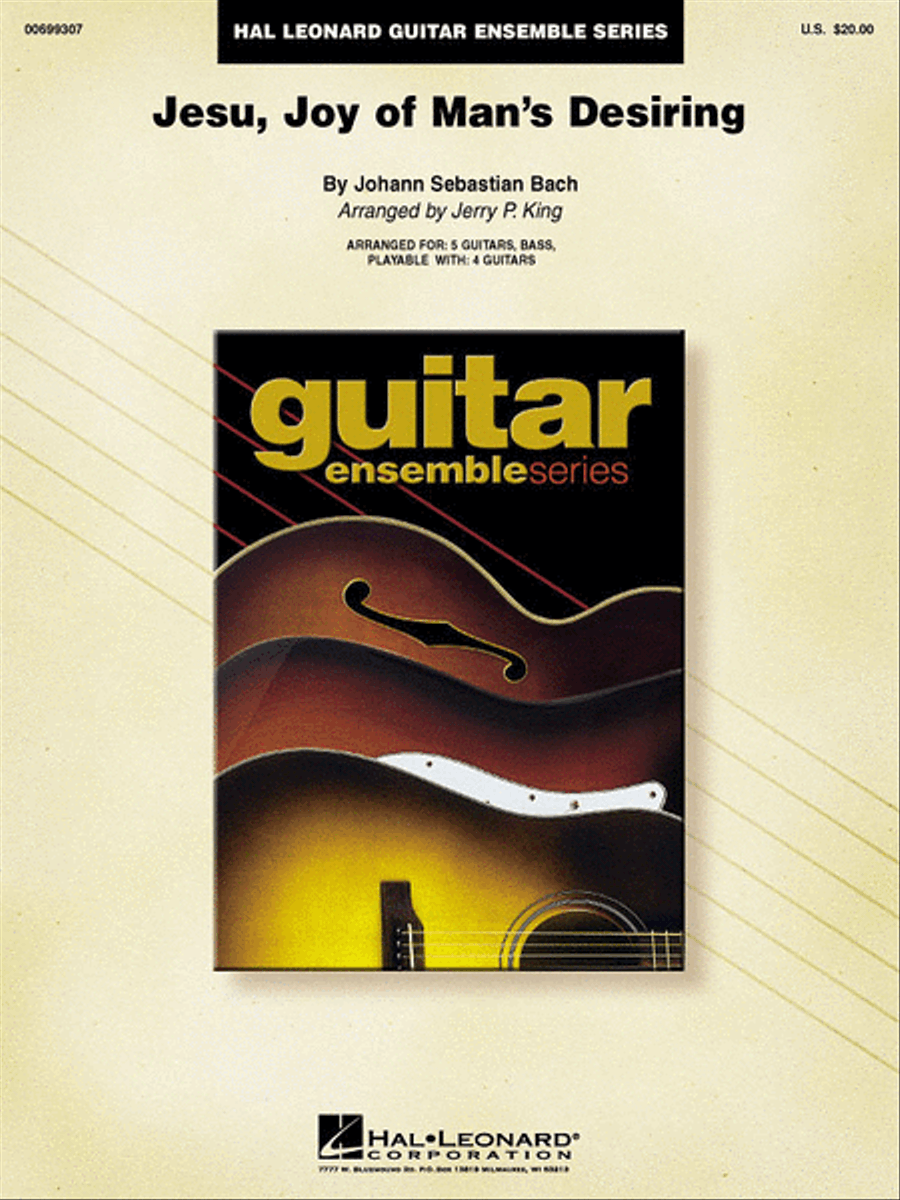 Jesu, Joy of Man's Desiring, BWV 147 Guitar Ensemble scores gallery preview page 1