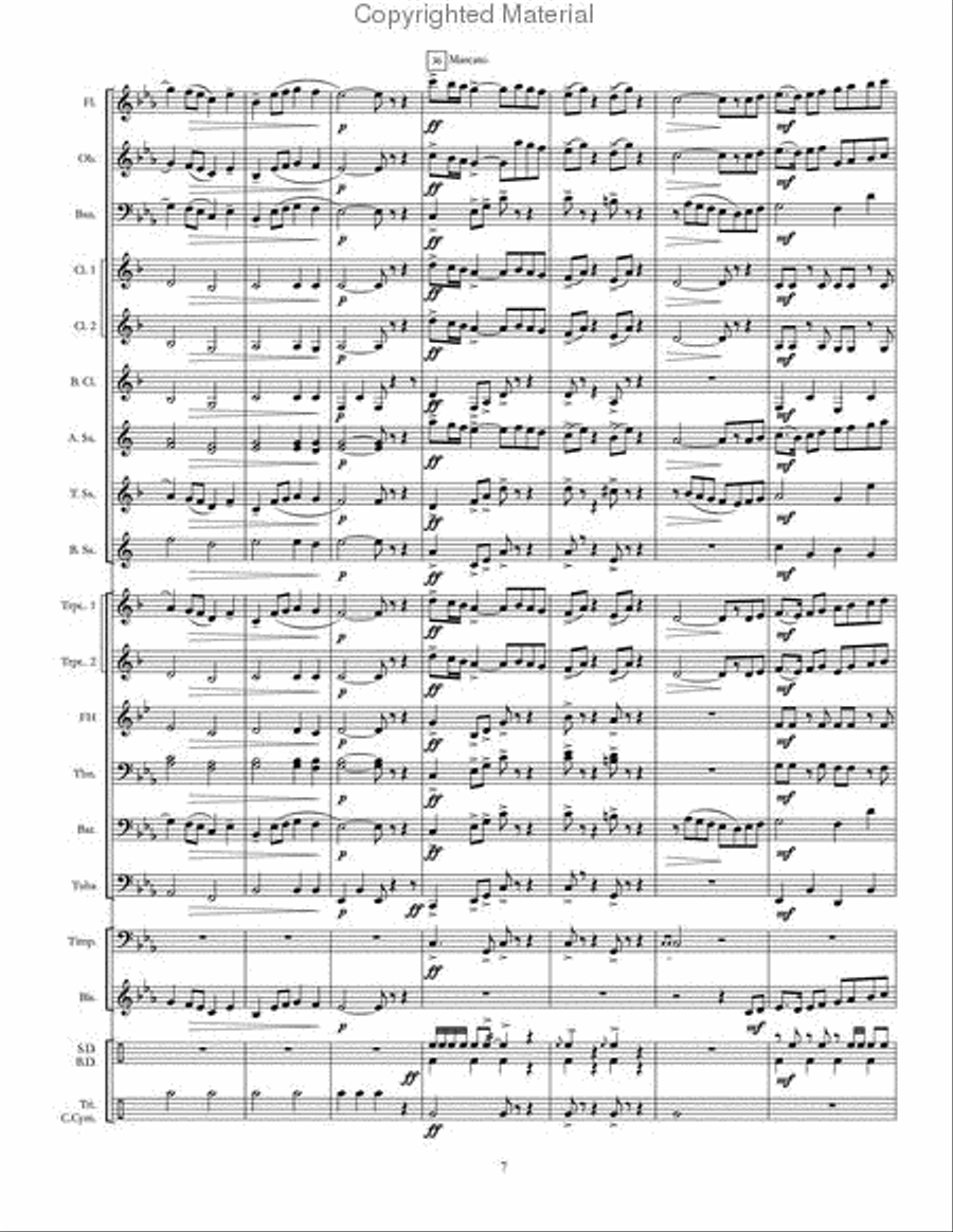 Natchez Trace Concert Band scores gallery preview page 8
