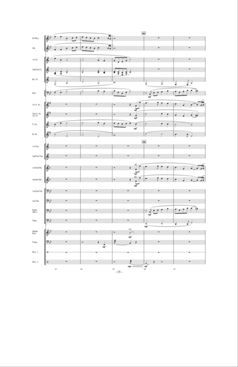 Ascentium Concert Band scores gallery preview page 14
