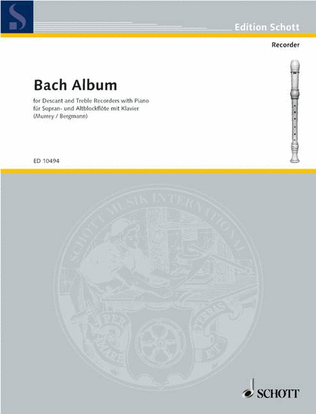Book cover for Bach Album