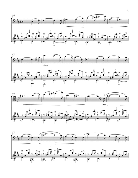 Berceuse (Cello and Guitar) - Score and Parts image number null