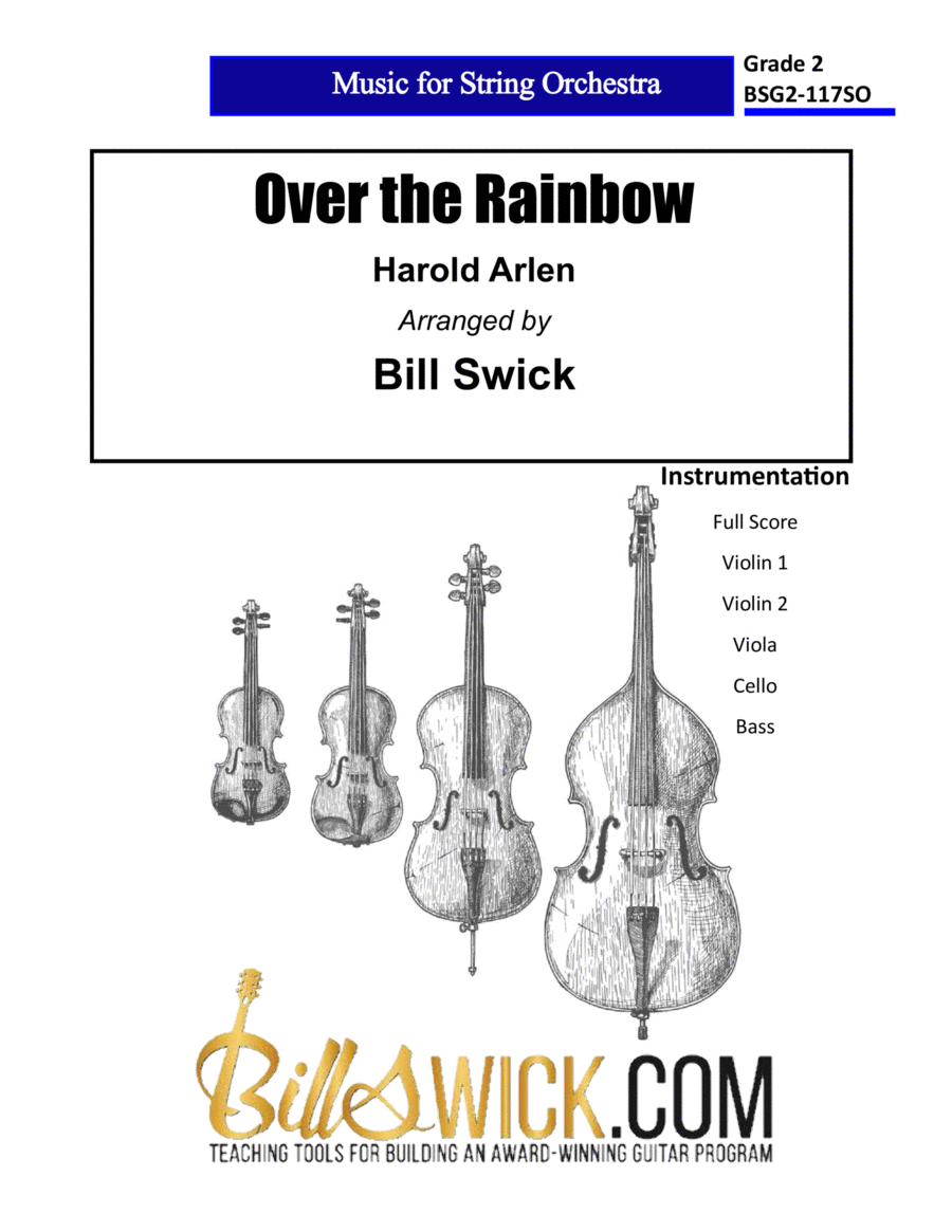 Over The Rainbow String Orchestra scores gallery preview page 1