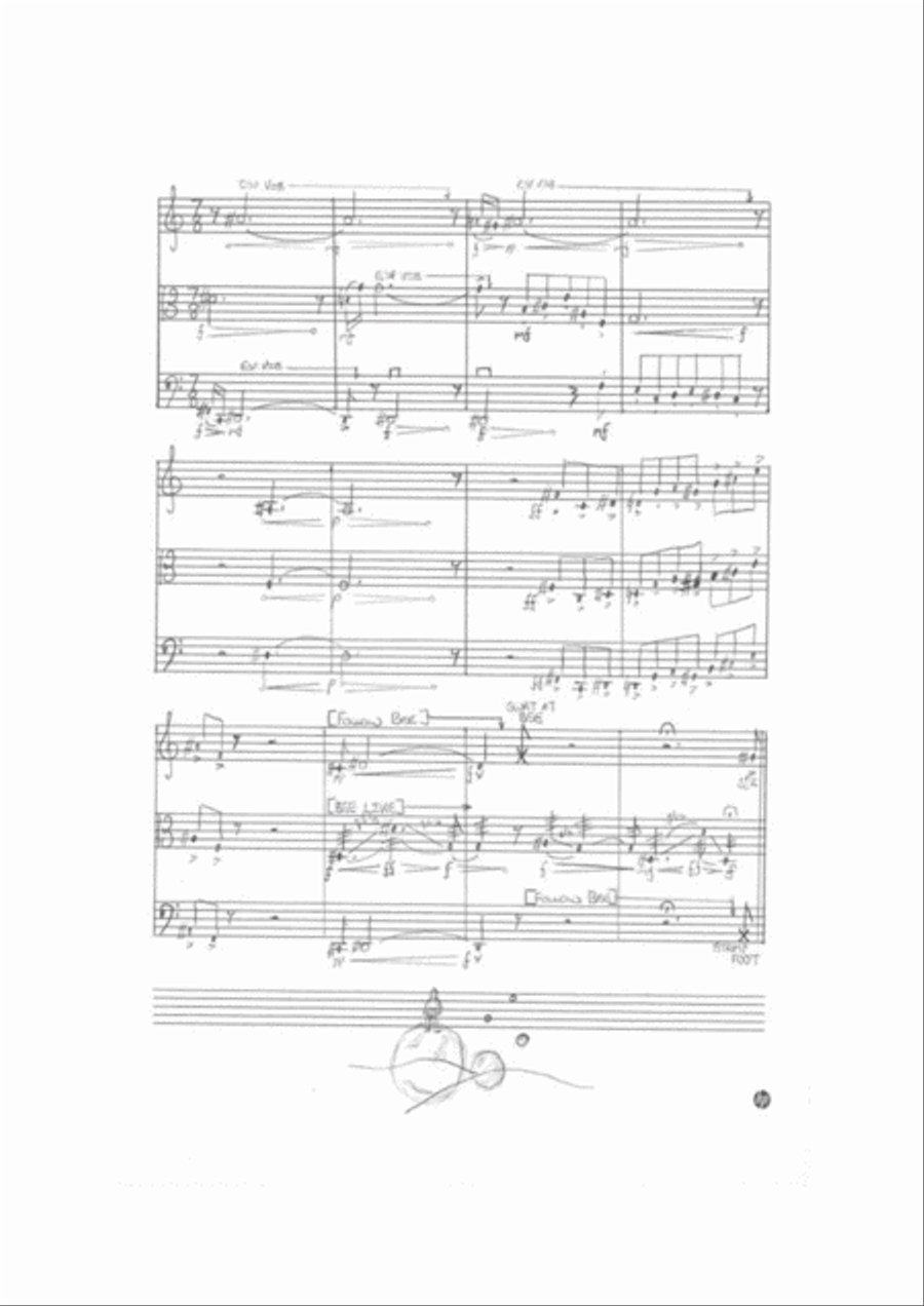 ONEIRIC SKETCHES String Trio scores gallery preview page 4