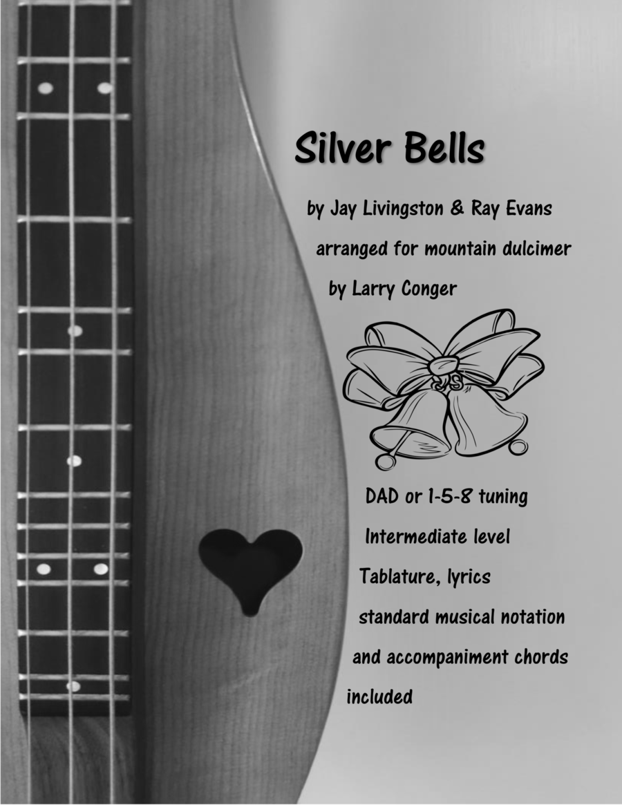 Silver Bells Dulcimer scores gallery preview page 1