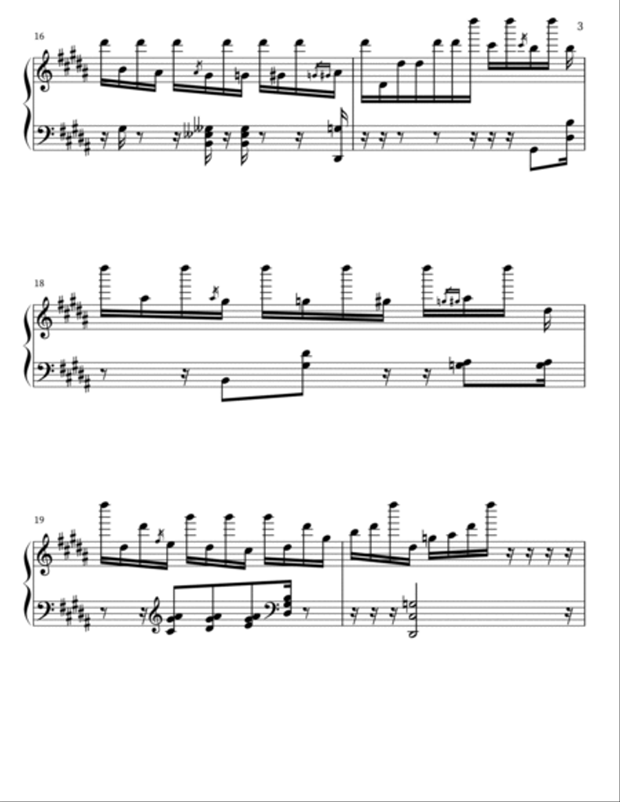 La Campanella Piano scores gallery preview page 3