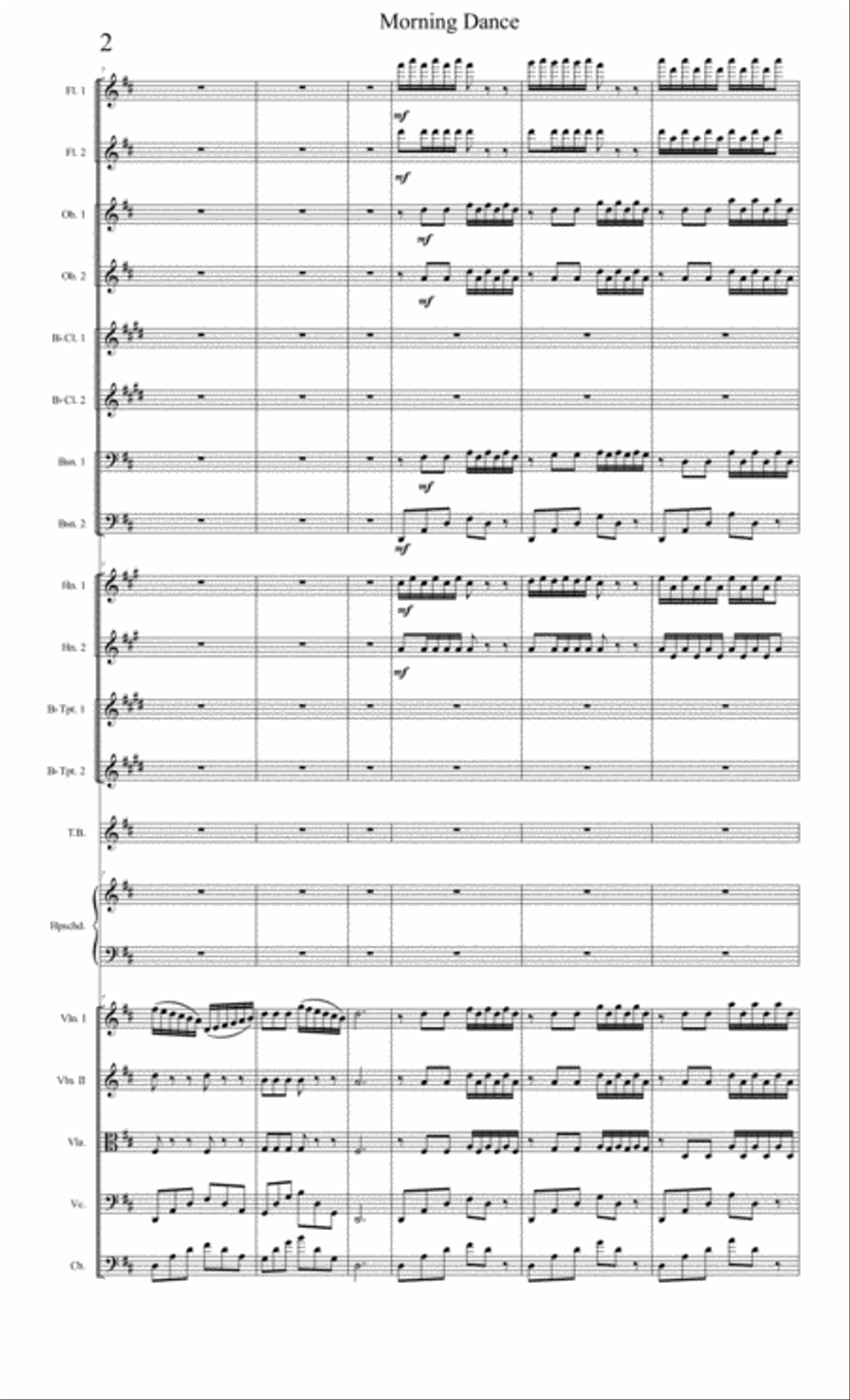 Morning Dance Chamber Orchestra scores gallery preview page 2