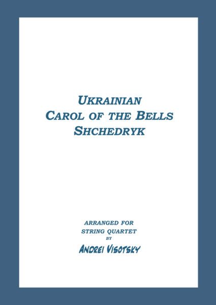 Carol of the Bells - Shchedryk image number null