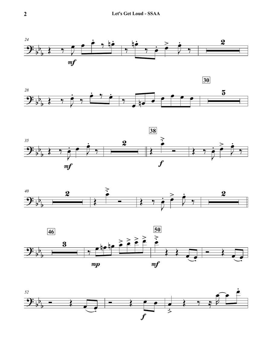 Let's Get Loud Concert Band scores gallery preview page 5