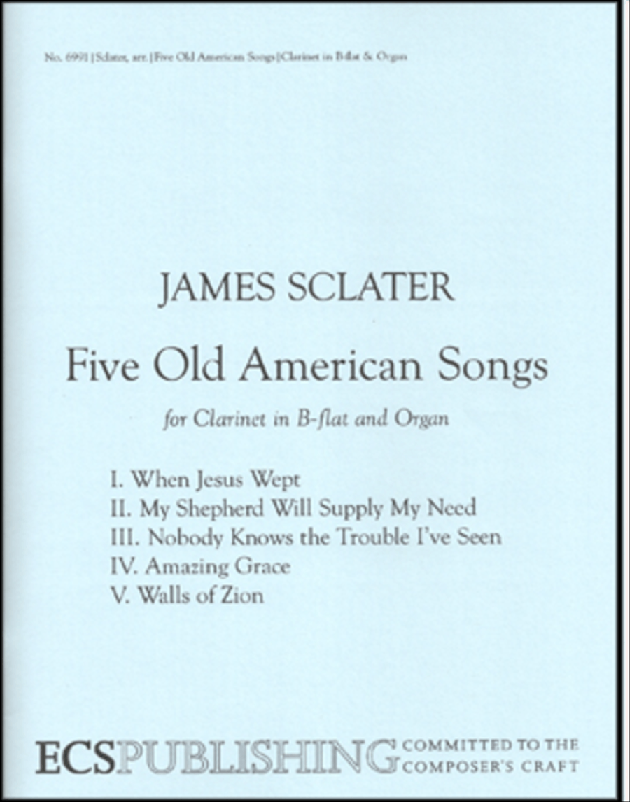 Five Old American Songs (Score and part)