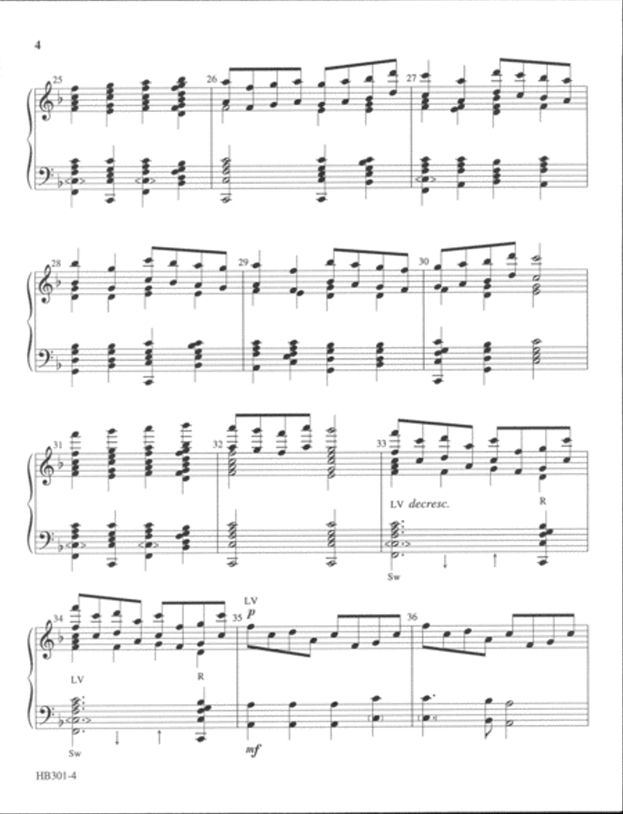 Angels We Have Heard on High - Hakes 5-Octaves scores gallery preview page 4