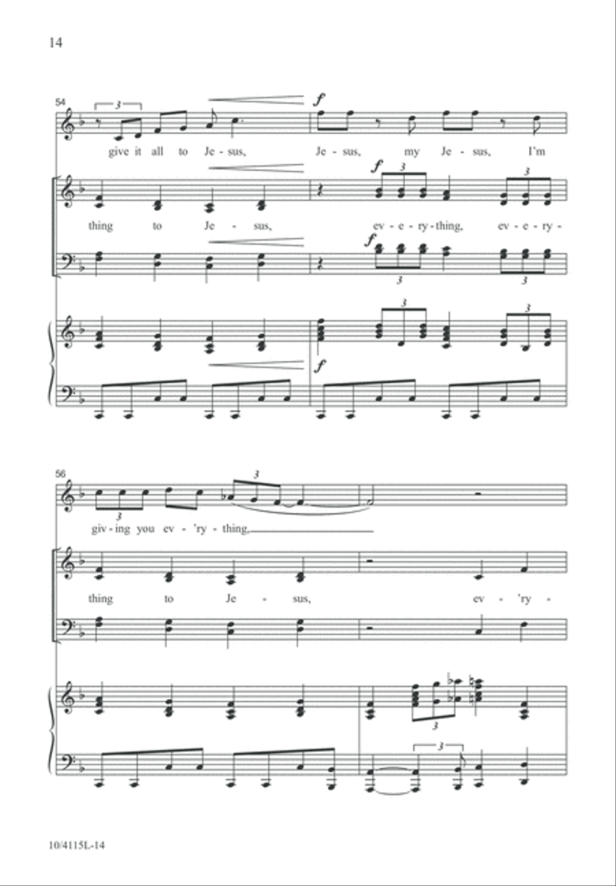 What a Friend 4-Part scores gallery preview page 15