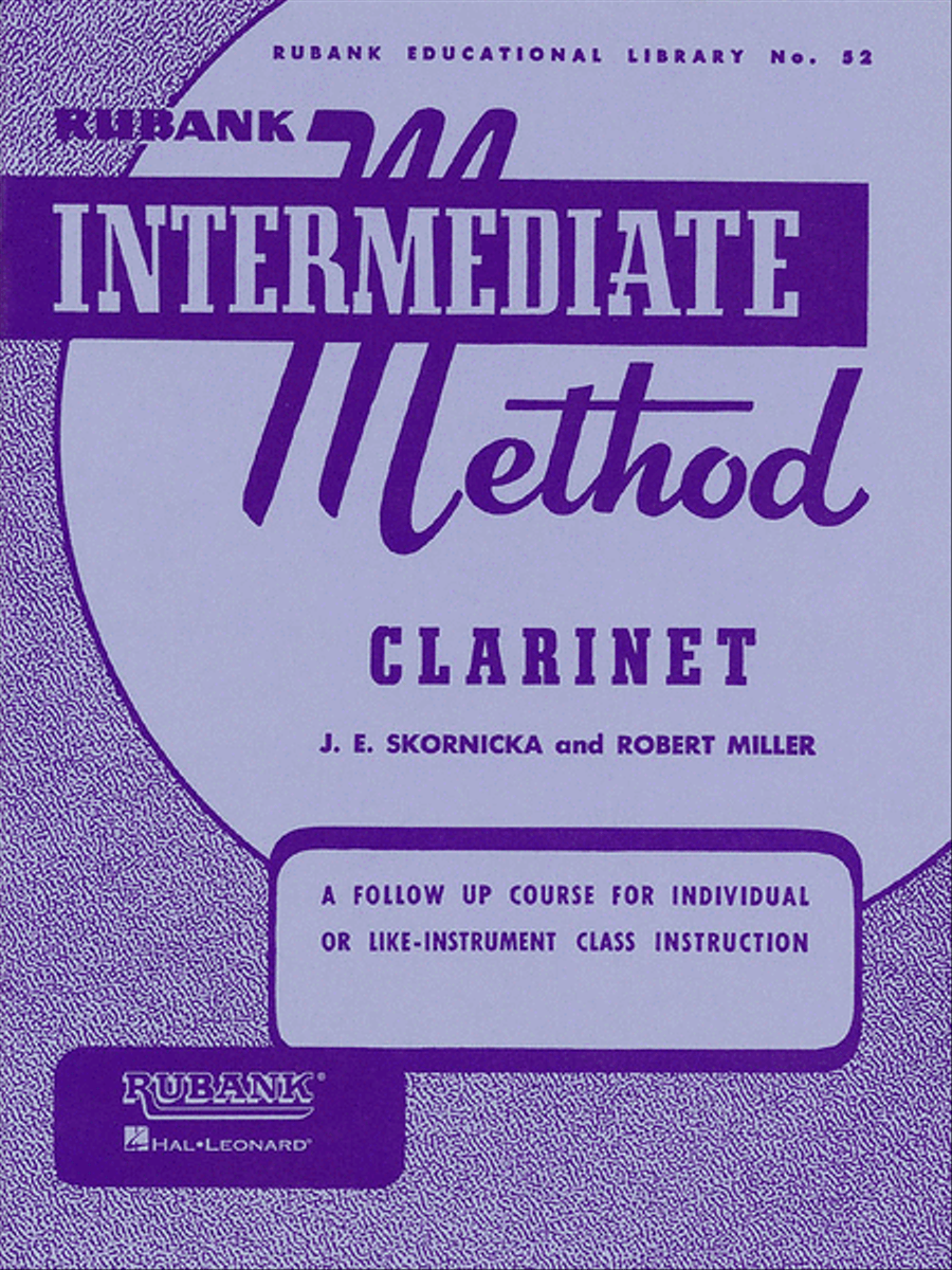 Rubank Intermediate Method – Clarinet Concert Band Methods scores gallery preview page 1