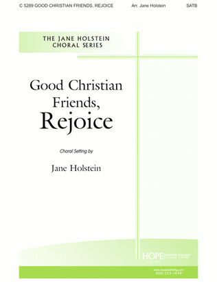 Book cover for Good Christian Friends, Rejoice