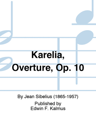 Book cover for Karelia, Overture, Op. 10