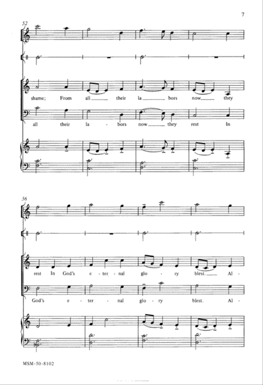 Around the Throne 4-Part scores gallery preview page 6