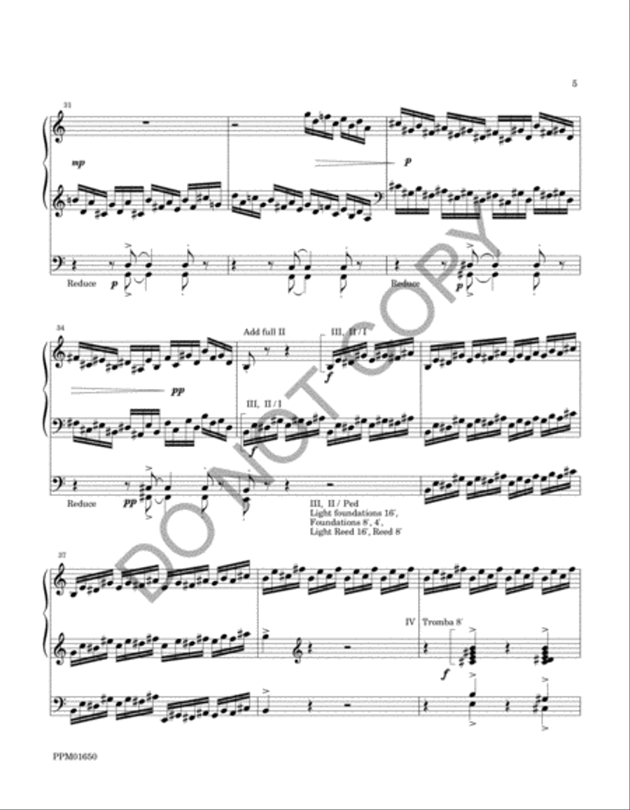 A Laredo FanfareÂ  Organ Solo scores gallery preview page 8