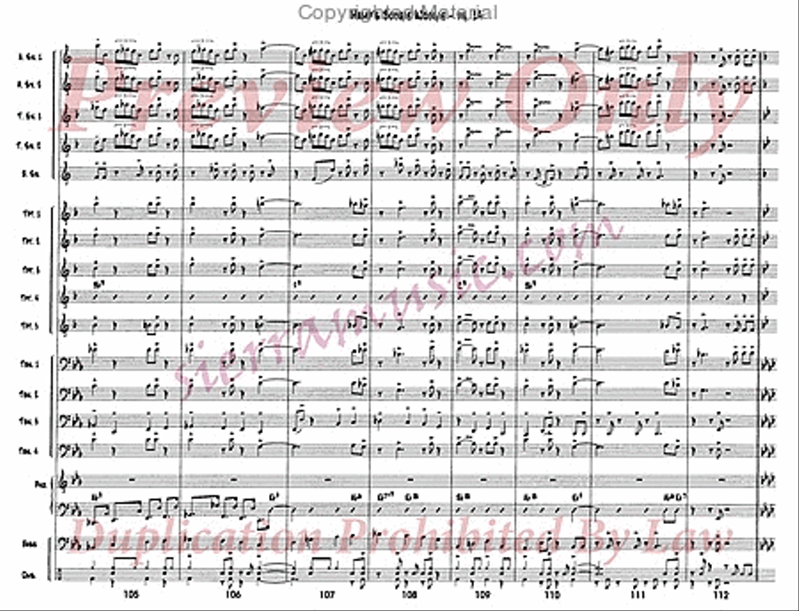 Hamp's Boogie Woogie Jazz Ensemble scores gallery preview page 15