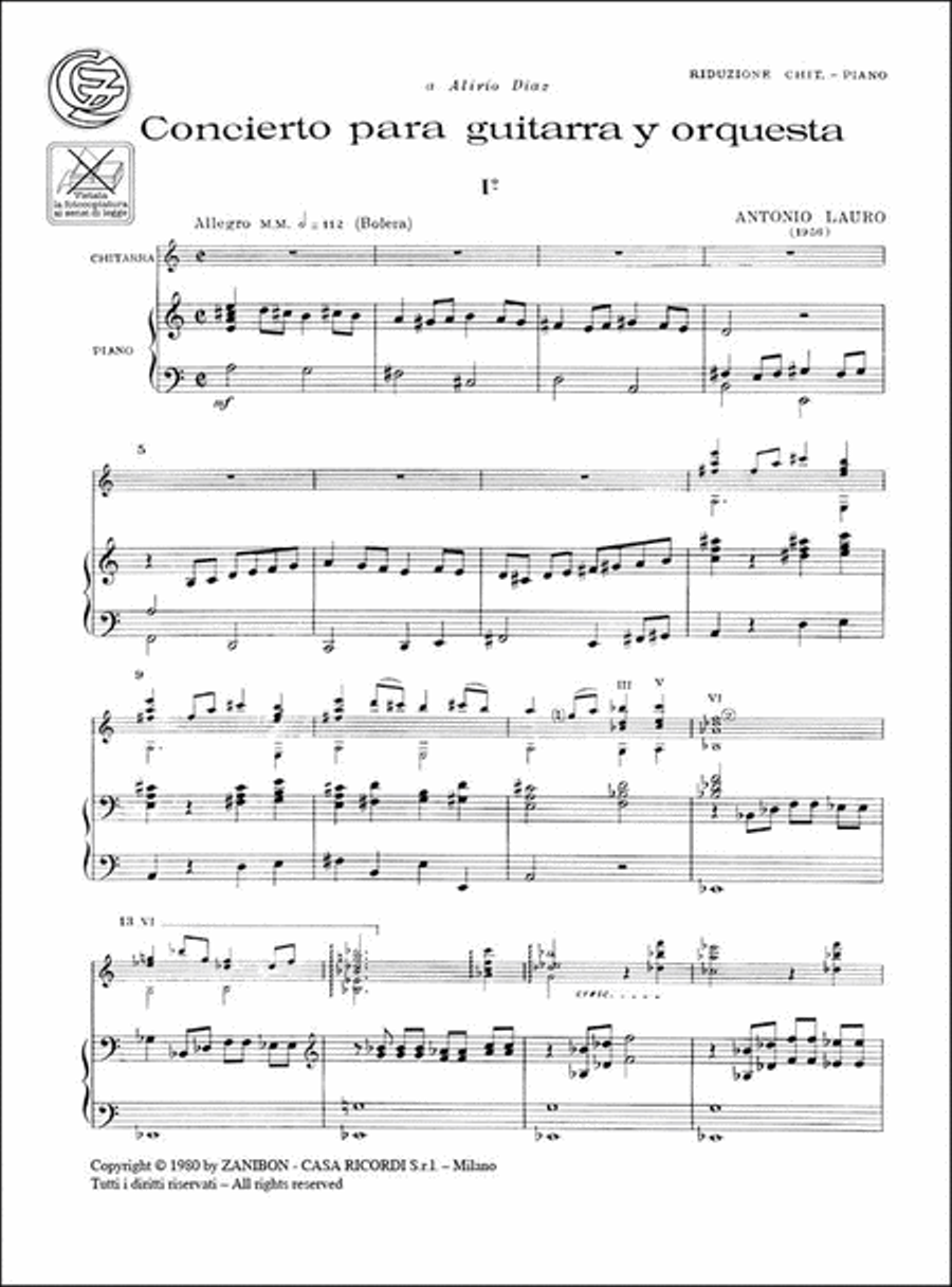 Concierto Para Guitarra Y Orquesta Lute scores gallery preview page 2