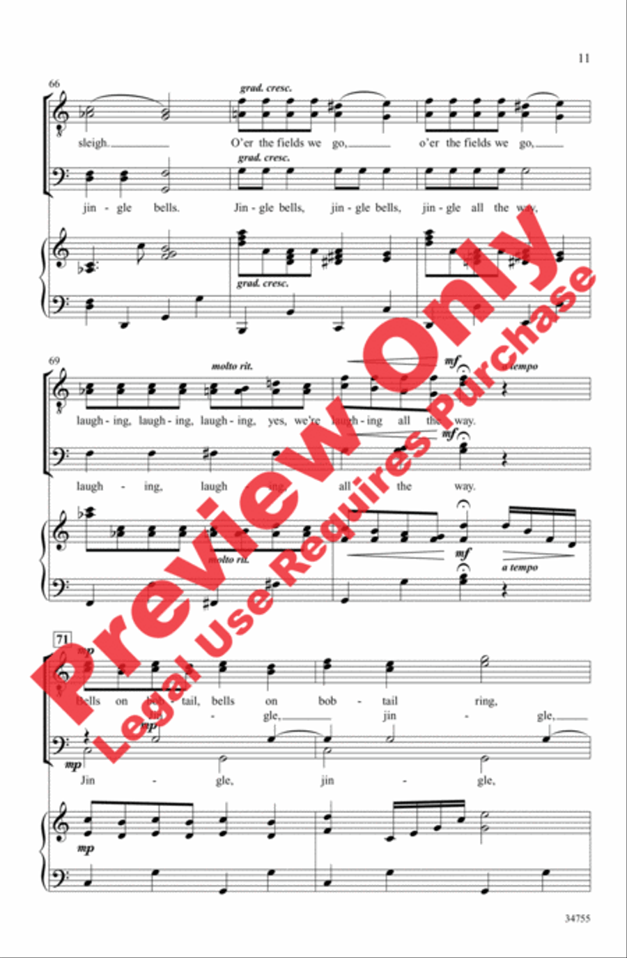 Nutcracker Jingles Nutcracker Jingles Men's Choir scores gallery preview page 10