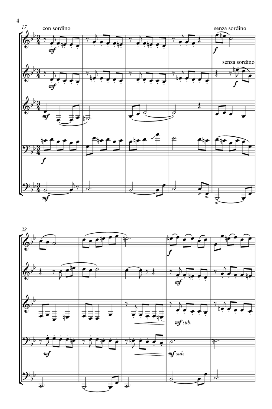 Alphys (from Undertale) Brass Ensemble scores gallery preview page 4
