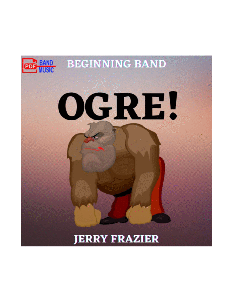 Ogre! Concert Band scores gallery preview page 1