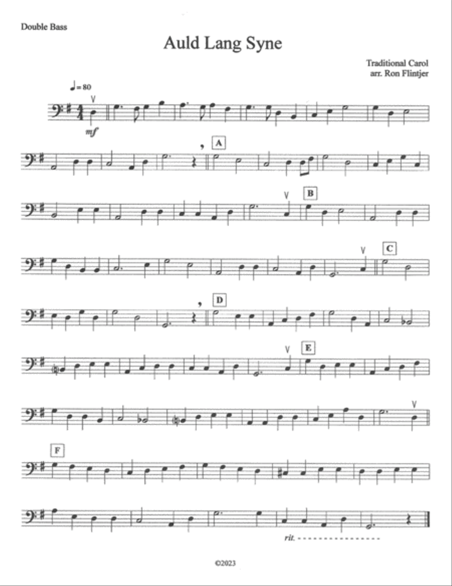 Auld Lang Syne String Orchestra scores gallery preview page 4