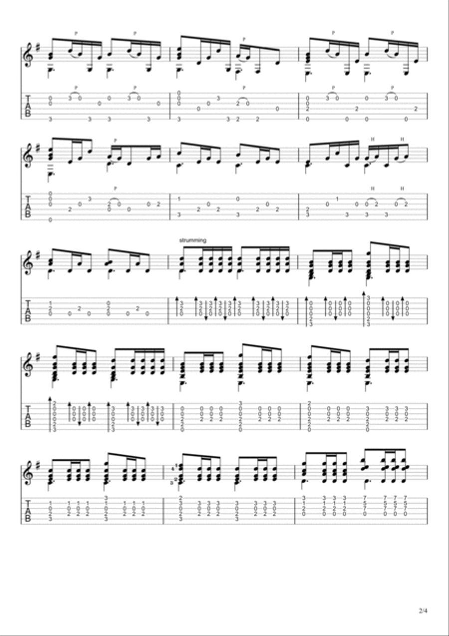 A Thousand Years Electric Guitar scores gallery preview page 2
