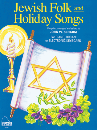 Book cover for Jewish Folk & Holiday Songs