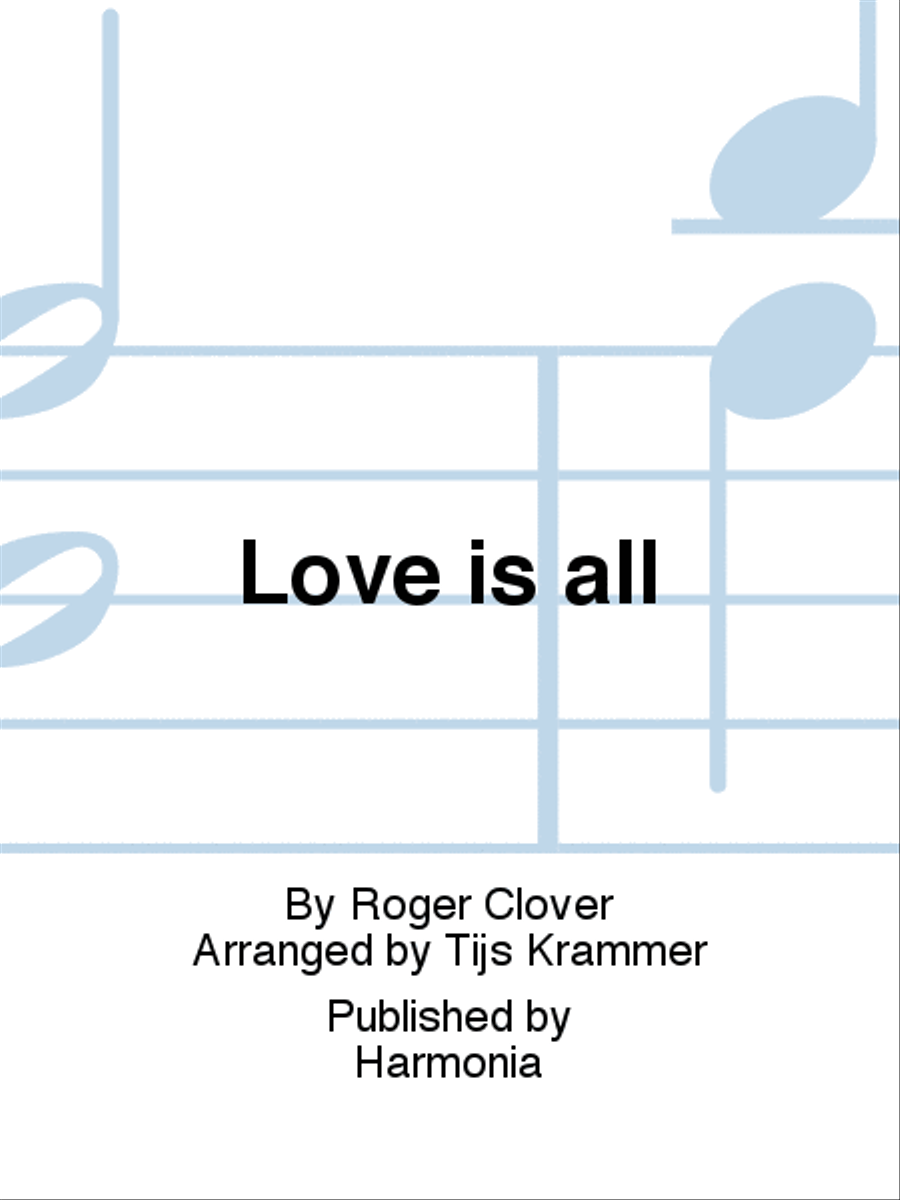 Love is all SSATB scores gallery preview page 1