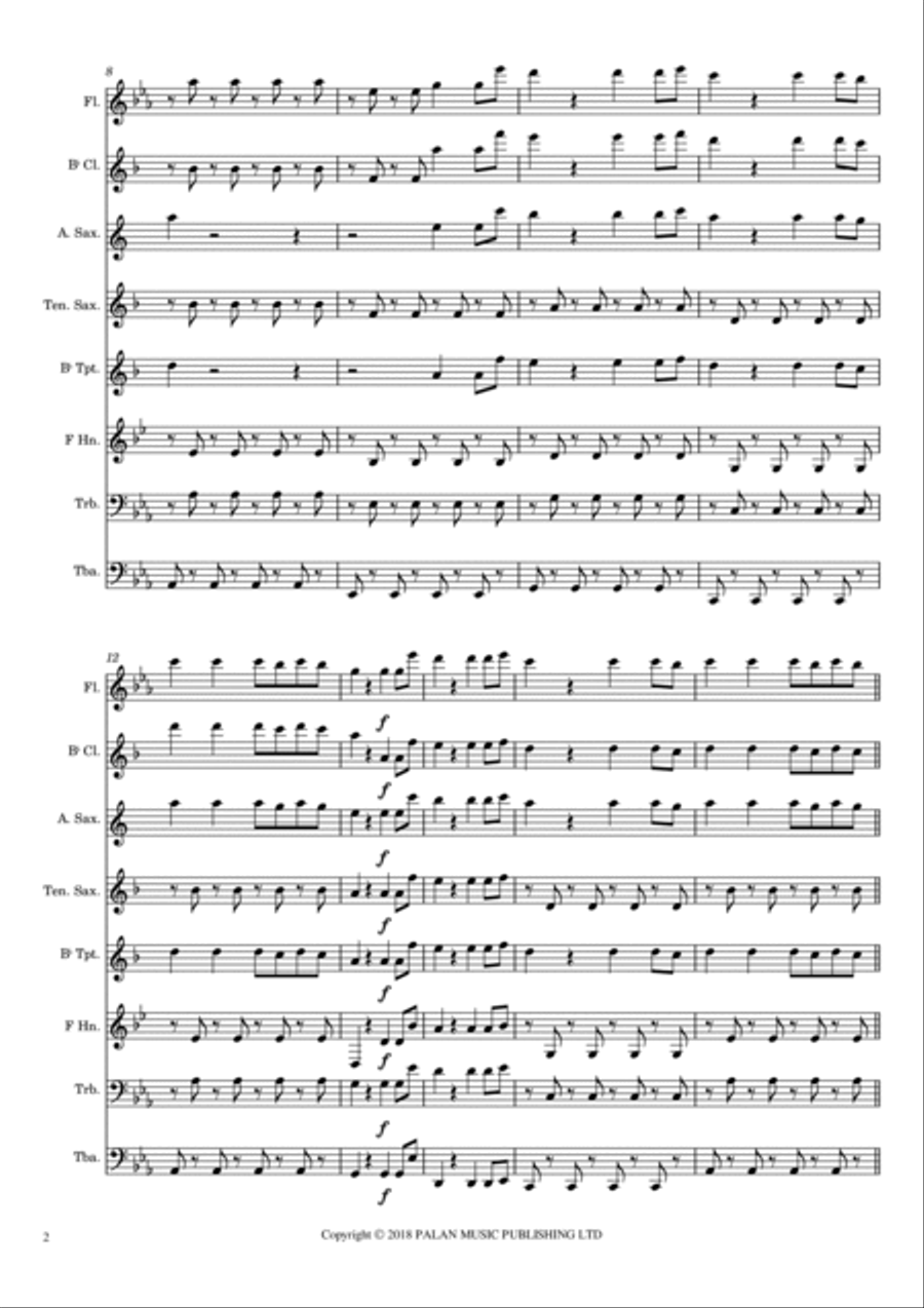 Bla Bla Bla Large Ensemble scores gallery preview page 2