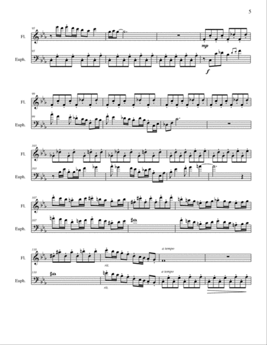 Landscapes Flute scores gallery preview page 5