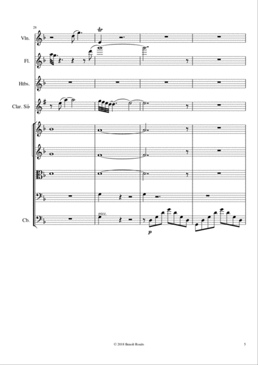L'arrivée L'arrivée Chamber Orchestra scores gallery preview page 5