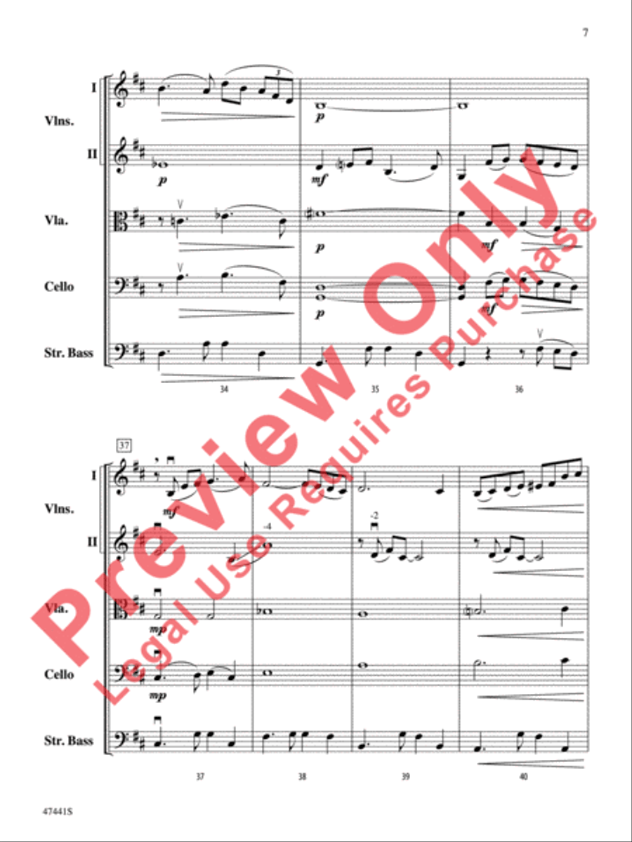 Milonga del Angel String Orchestra scores gallery preview page 8