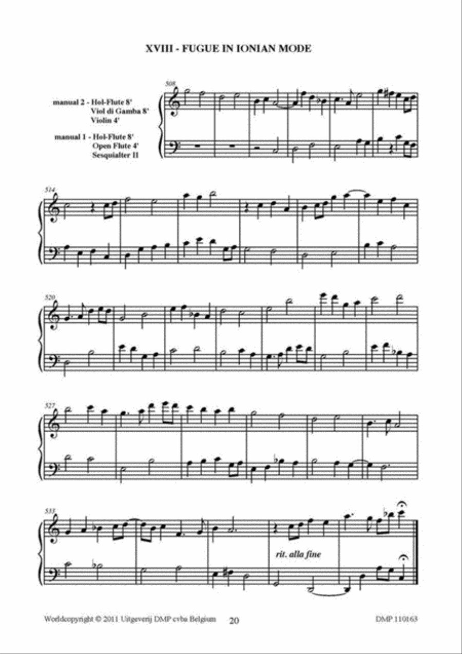 18 Fugues In 2 Parts 2-Part scores gallery preview page 7