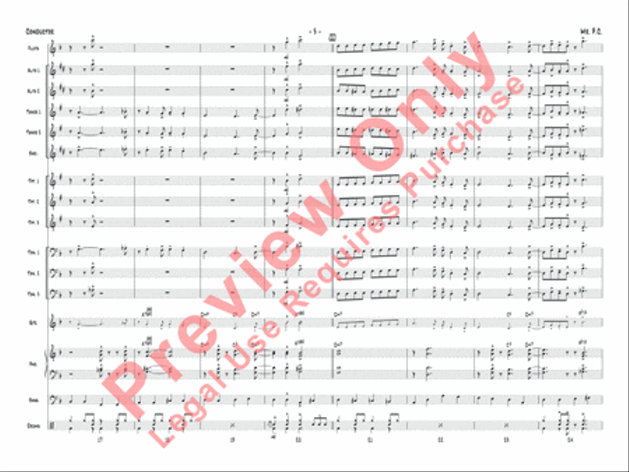 Mr. P.C. Jazz Ensemble scores gallery preview page 6