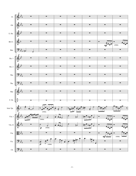Concerto for Trumpet and Orchestra (score, piano reduction, solo trumpet parts) image number null