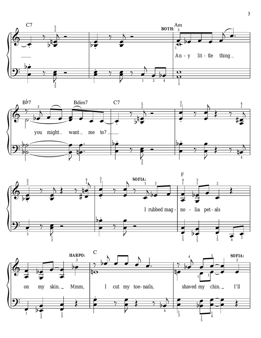 Any Little Thing Voice scores gallery preview page 3