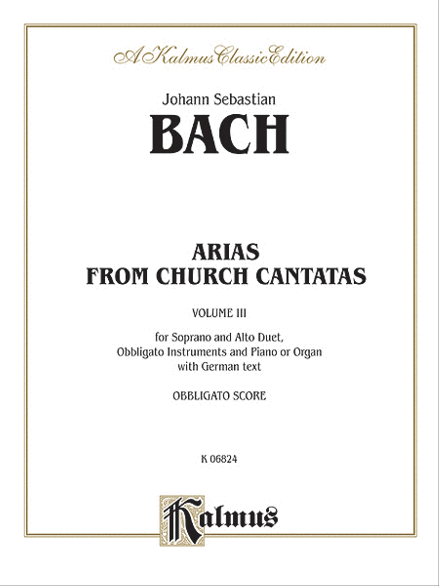 Soprano and Alto Arias (4 Duets), Volume 3 Voice Solo scores gallery preview page 1