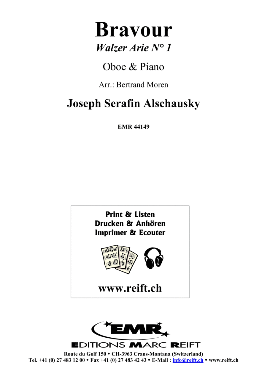 Bravour Piano Accompaniment scores gallery preview page 1