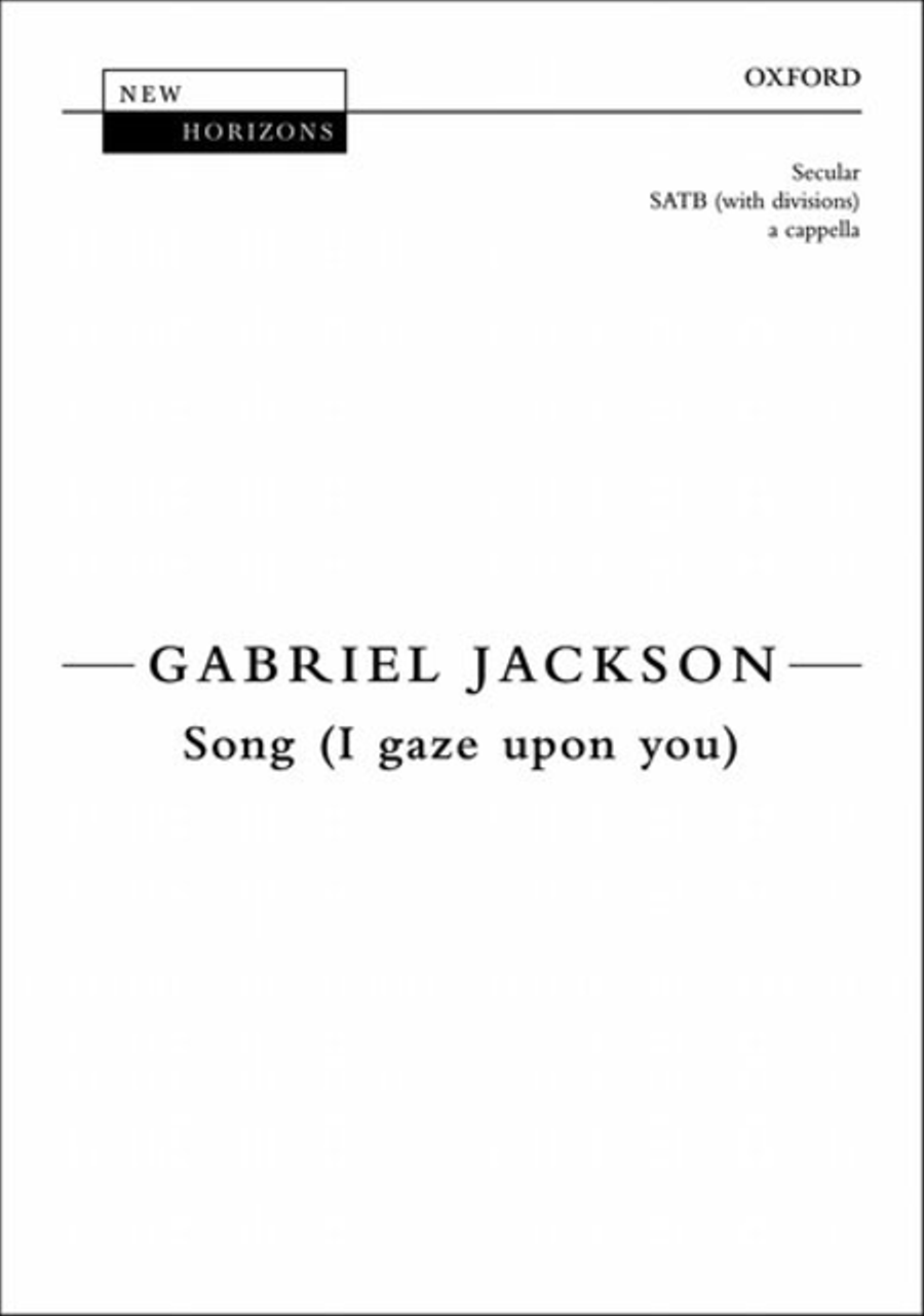 Song (I gaze upon you) Divisi scores gallery preview page 1