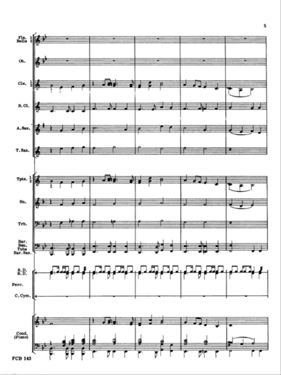 Olympic Spirit Olympic Spirit Concert Band scores gallery preview page 5