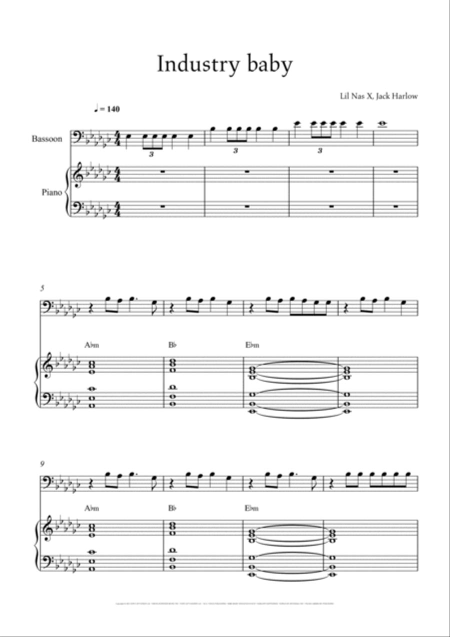 Industry Baby Industry Baby Small Ensemble scores gallery preview page 2