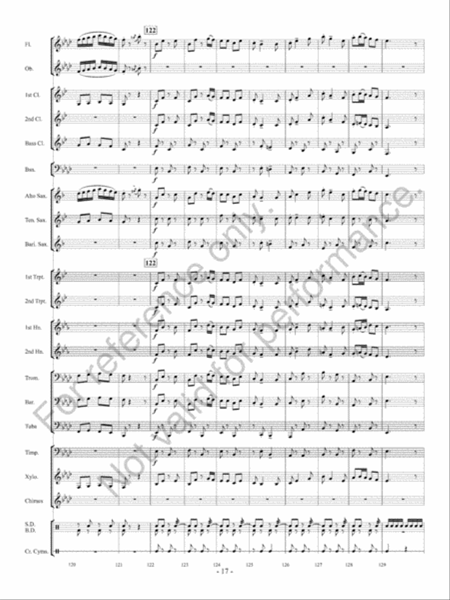 Shipshape And Bristol Fashion Concert Band scores gallery preview page 18