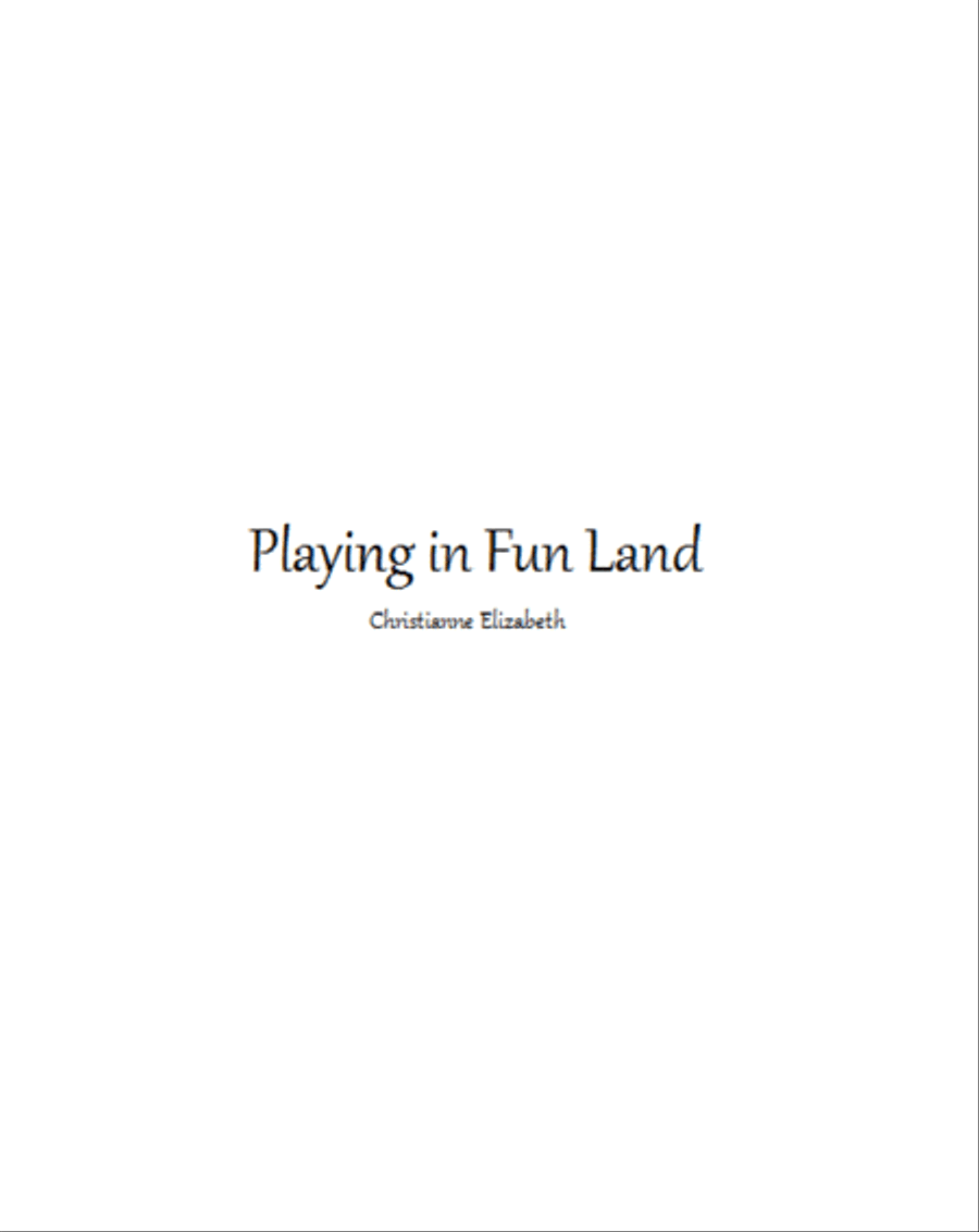 Playing in Fun Land Playing in Fun Land Piano Method scores gallery preview page 1