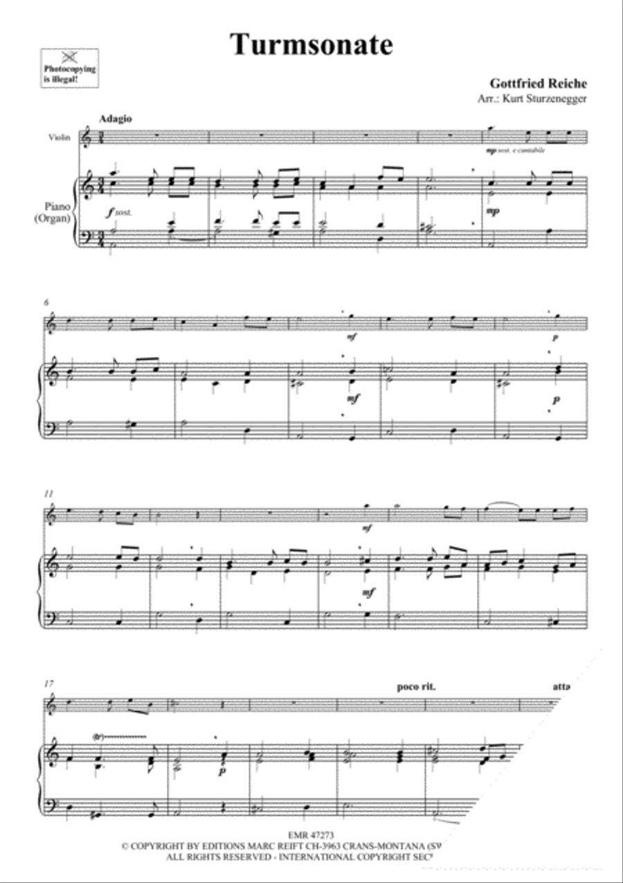 Turmsonate Turmsonate Violin Solo scores gallery preview page 3