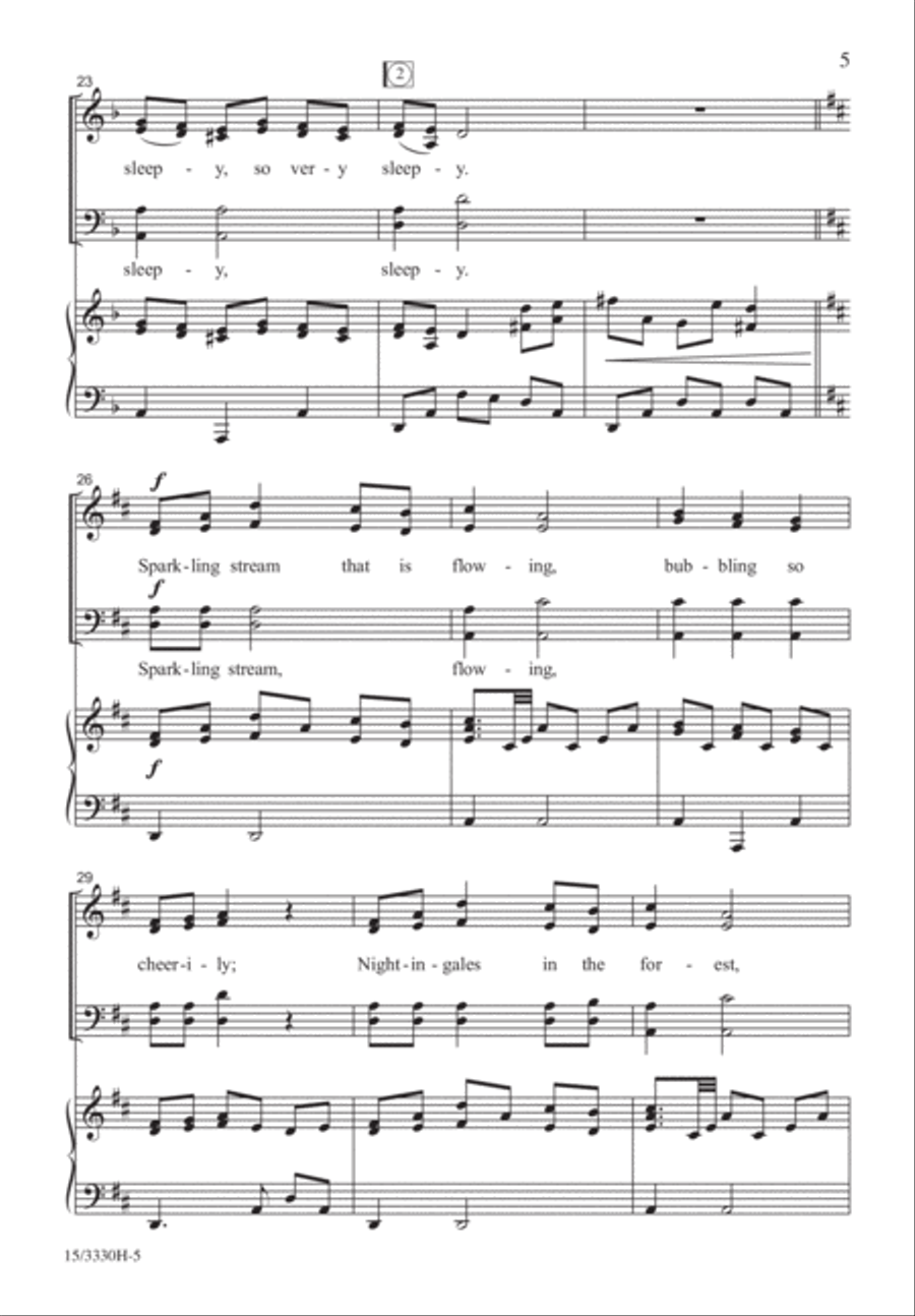A La Nanita Nana A La Nanita Nana 4-Part scores gallery preview page 4